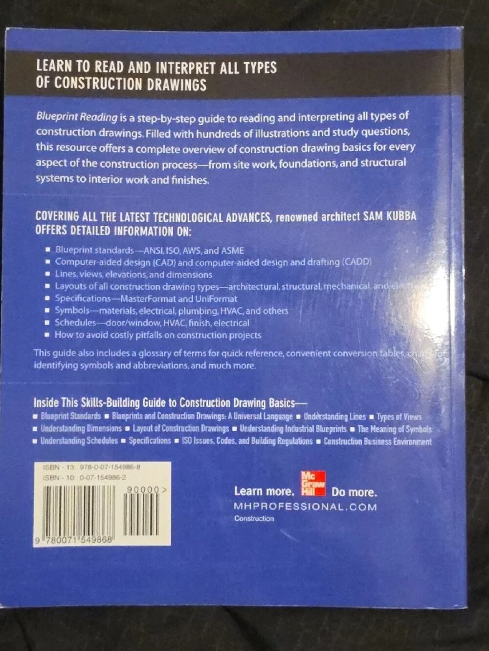 Blueprint Reading: Construction Drawings for the Building Trade